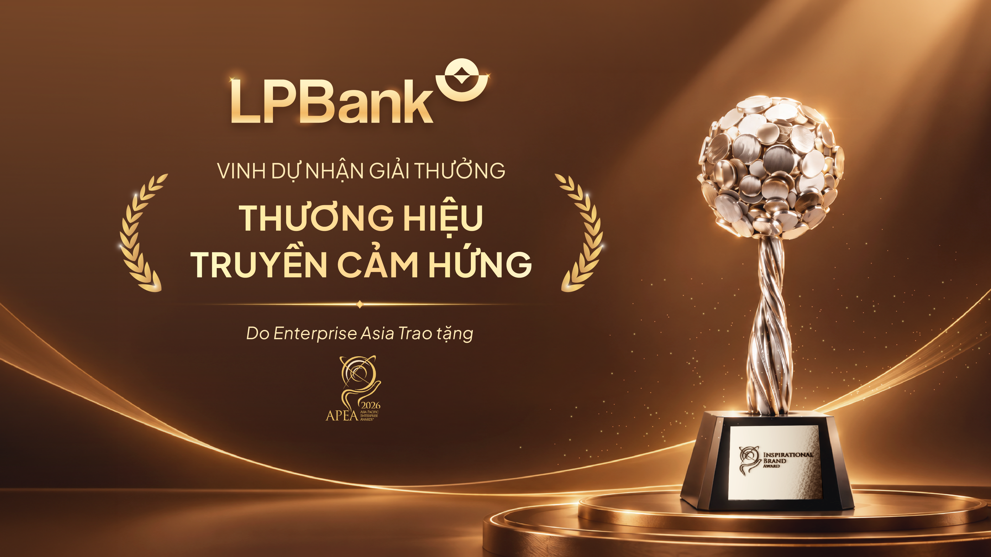 LPBank được vinh danh Thương hiệu truyền cảm hứng tại APEA 2026