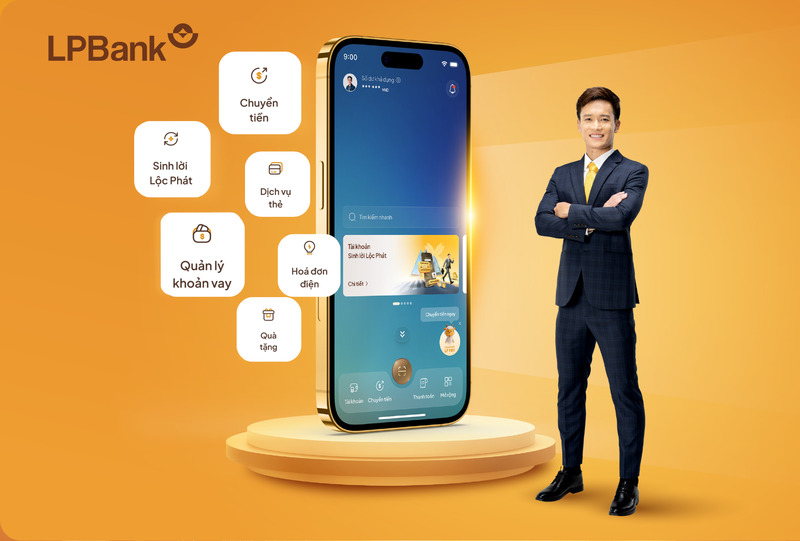 Khách hàng có thể mở và lựa chọn số tài khoản đẹp tại LPBank theo nhiều hình thức linh hoạt