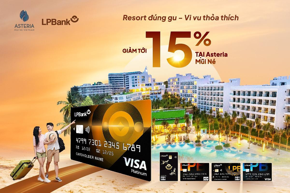 Thẻ tín dụng LPBank mang đến cho chủ thẻ cơ hội trải nghiệm dịch vụ nghỉ dưỡng đẳng cấp 5* trên toàn cầu