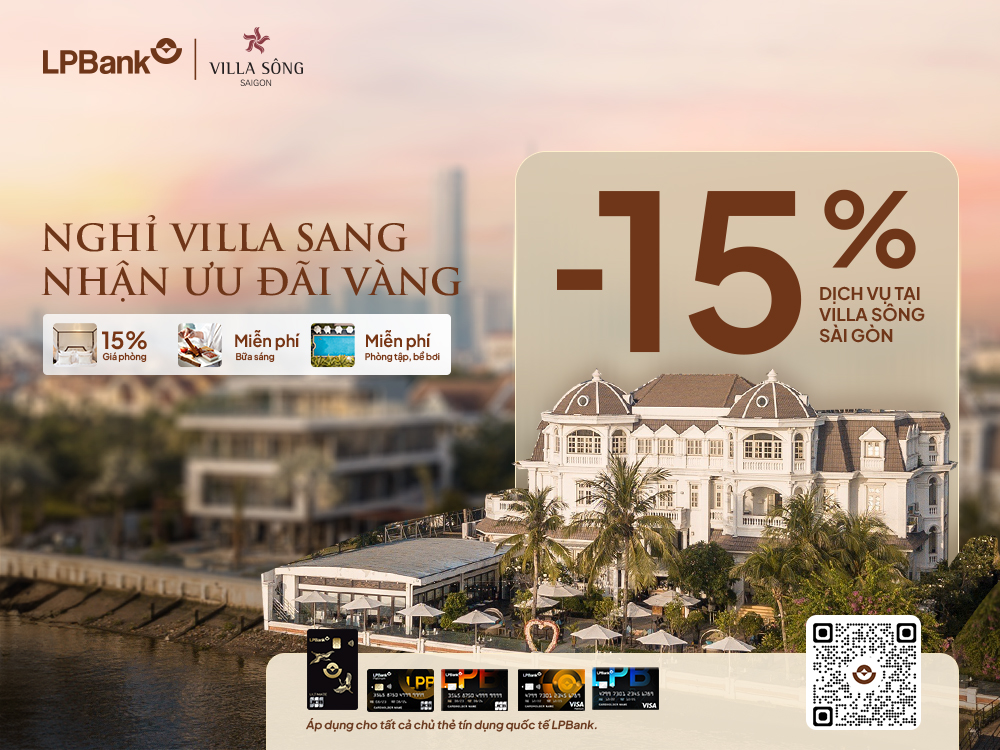 Nghỉ Villa sang, nhận ưu đãi vàng