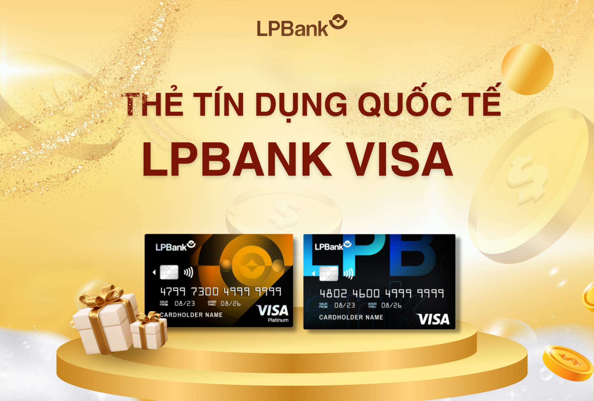 Thẻ tín dụng LPBank Visa sở hữu nhiều tiện ích nổi bật, ưu đãi hấp dẫn