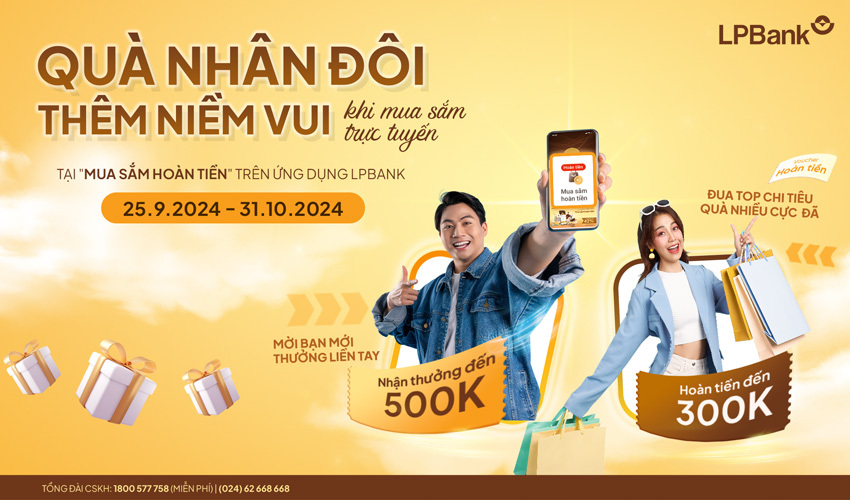 QUÀ NHÂN ĐÔI, THÊM NIỀM VUI KHI MUA SẮM TRỰC TUYẾN