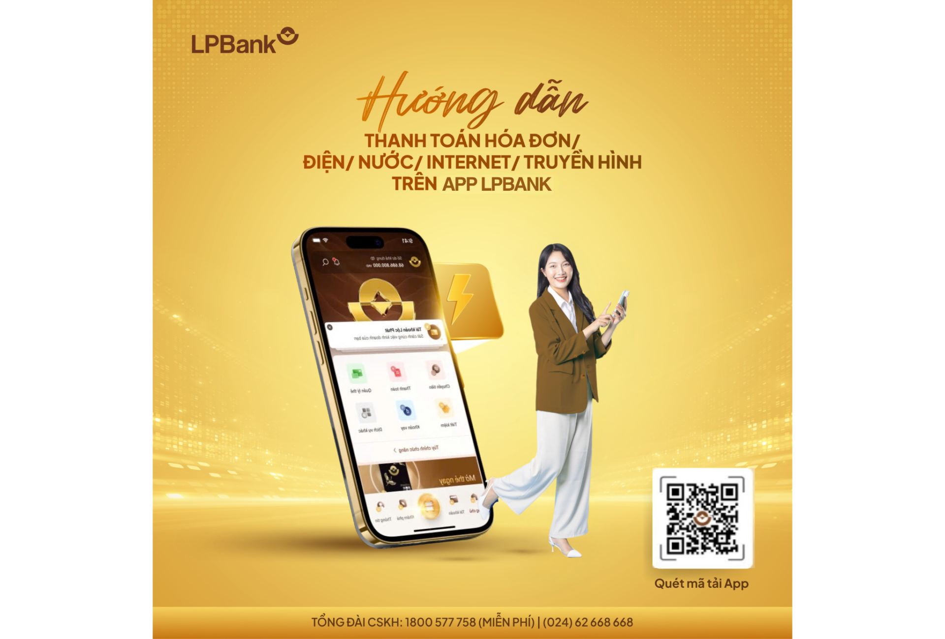 LPBank cung cấp đa dạng dịch vụ giúp tiết kiệm thời gian và nhân lực, quản lý tài chính hiệu quả và toàn diện