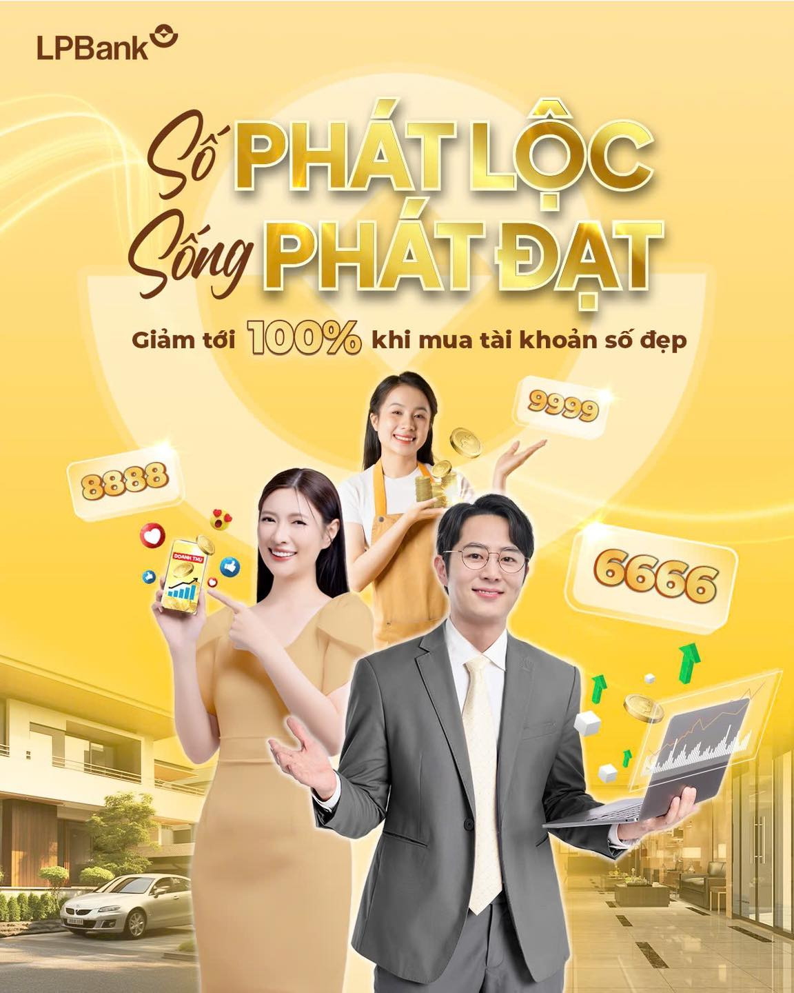 LPBank mang đến cho khách hàng đa dạng bộ số lộc phát, thu hút tiền tài, kinh doanh hanh thông