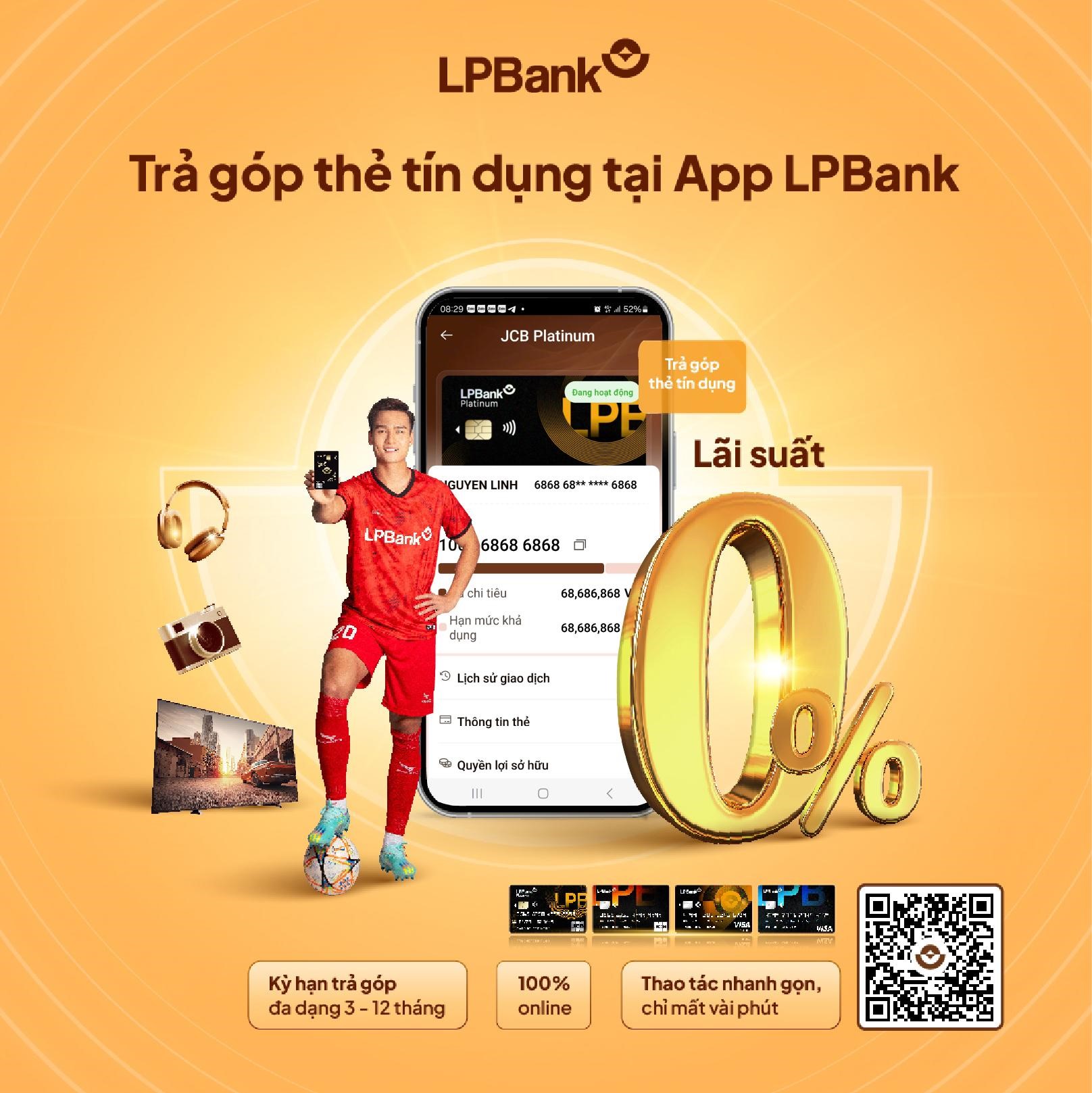 Chuyển đổi trả góp trên ứng dụng LPBank chỉ với vài bước đơn giản, đa dạng kỳ hạn và lãi suất hấp dẫn