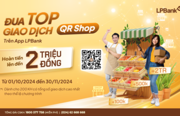 ĐUA TOP GIAO DỊCH QR SHOP – NHẬN THƯỞNG ĐẾN 2 TRIỆU ĐỒNG