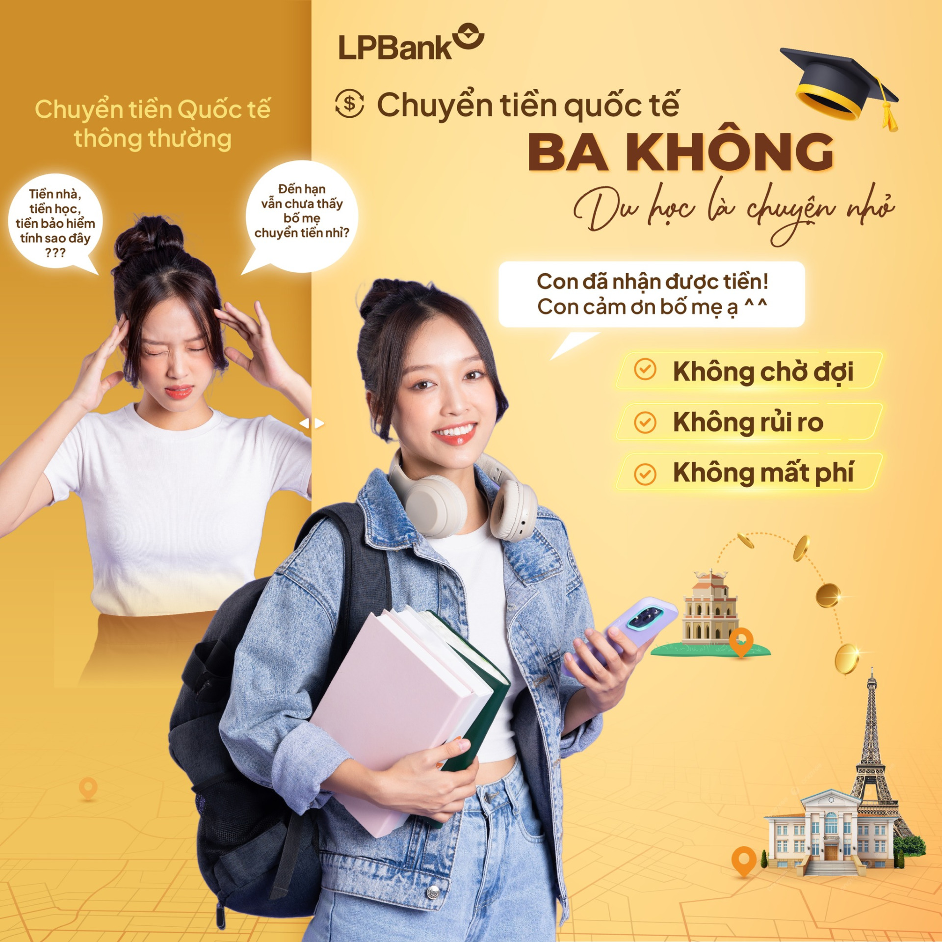 LPBank tối giản quy trình chuyển tiền quốc tế, giúp khách hàng tiết kiệm thời gian và đảm bảo độ an toàn, chính xác khi chuyển tiền