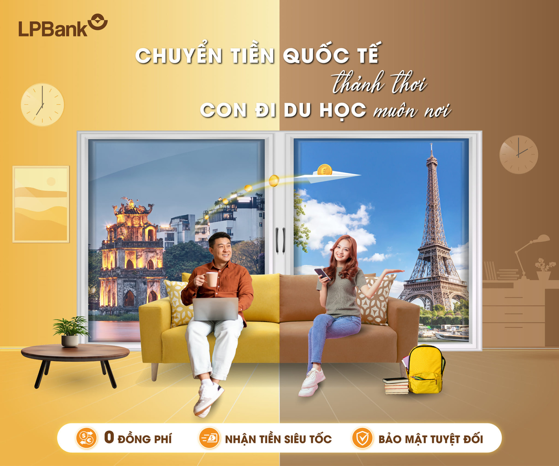 Mục đích chuyển tiền du học quốc tế nhanh chóng của LPBank giúp bạn duy trì quá trình học tập thuận lợi và tiết kiệm chi phí gửi tiền cho gia đình