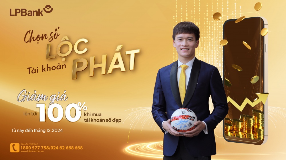 Chương trình mở tài khoản số đẹp tại LPBank được triển khai từ nay đến hết tháng 12/2024 với nhiều ưu đãi hấp dẫn