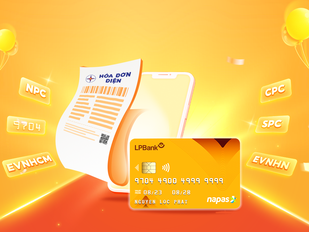 Thanh toán hóa đơn điện – Rinh voucher mua sắm cùng LPBank