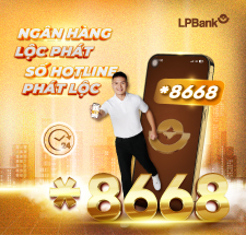 Kết nối nhanh chóng với hotline *8668 – Đón lộc phát cùng LPBank